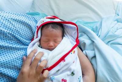 Portrait of cute baby girl