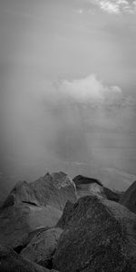 Scenic view of mountain against sky