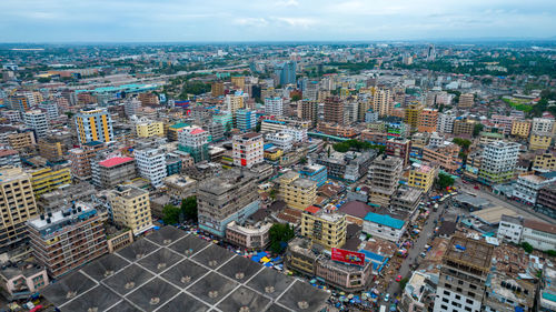 Aerial view of dar es salaam, tanzania