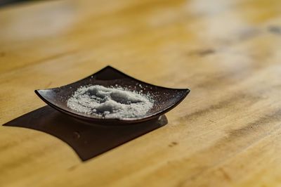 Plate of salt