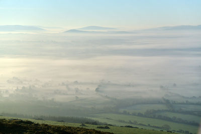 Scenic view of landscape against sky