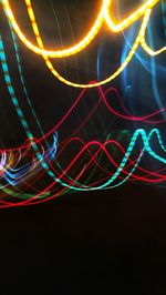 Light painting at night