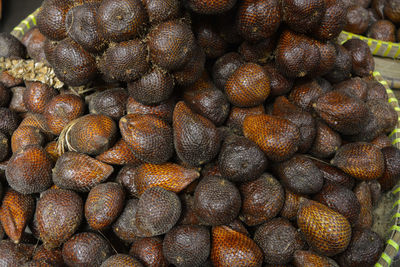 Full frame shot of potatoes