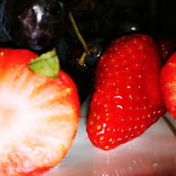 Close-up of strawberries