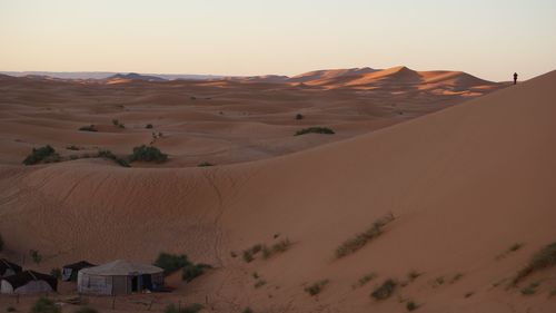 Scenic view of desert