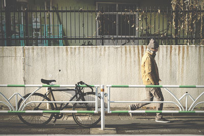 Bicycle in city