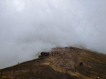 Scenic view of landscape against sky