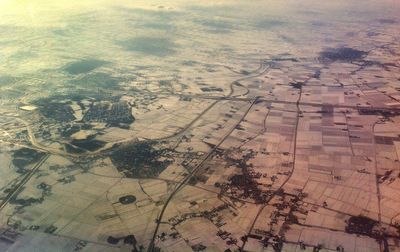 Full frame shot of wet sand