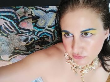 Portrait of beautiful woman