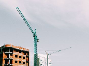 Low angle view of construction site