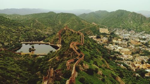 Scenic view of mountains