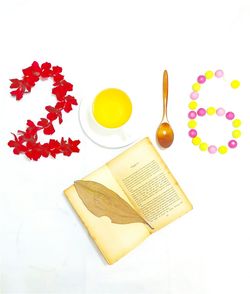 Close-up of food on white background