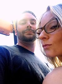 Portrait of young couple