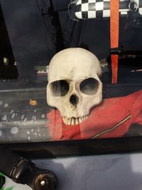 Close-up of vintage car