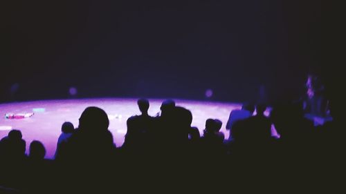 People enjoying at concert
