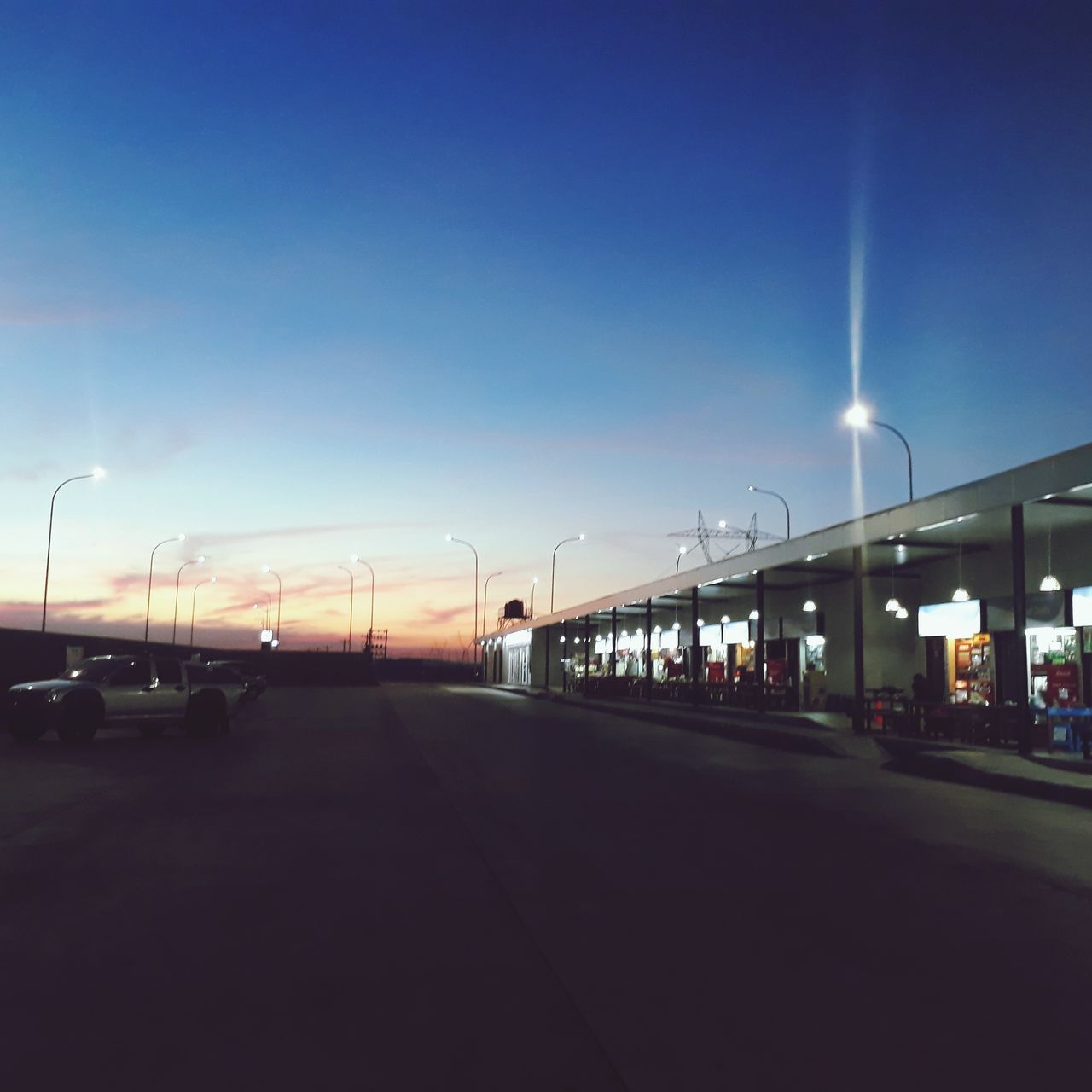 STREET AT DUSK