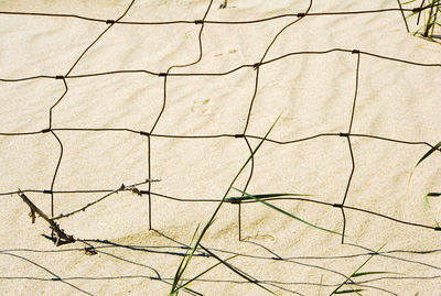 Full frame shot of cracked field