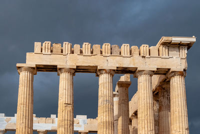 Parthenon at acropolis of athens, greece