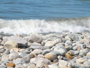 Rocks on sea shore