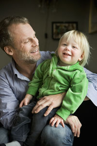 Father with son, sweden