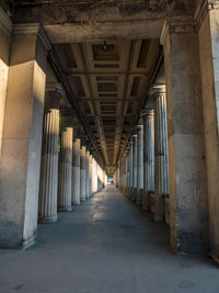 Colonnade courtyard of the berlin alte nationalgalerie old national gallery, art gallery