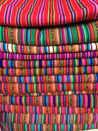 Full frame shot of multi colored candies for sale in market