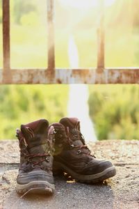 Close-up of shoes