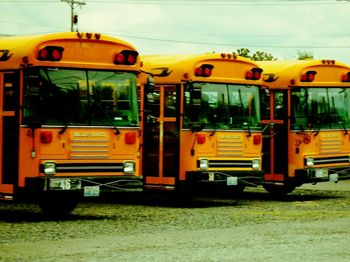 Train on railroad station platform