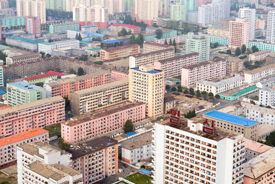 Aerial view of cityscape