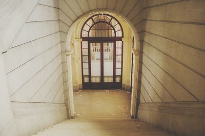 Corridor of building