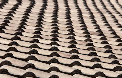 Full frame shot of roof tiles