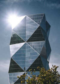 Low angle view of built structure against sky