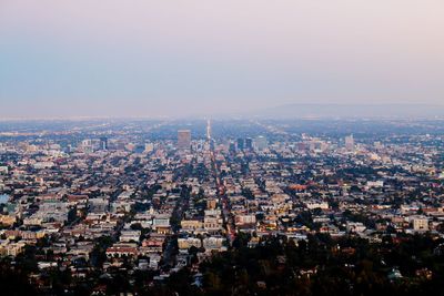 Aerial view of cityscape