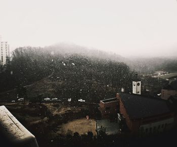 Close-up of buildings against the sky