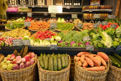 Full frame shot of vegetables for sale
