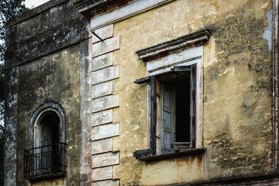 Low angle view of old building