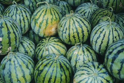 Full frame shot of fruits for sale in market