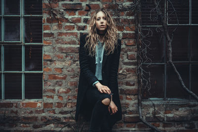 Portrait of young woman