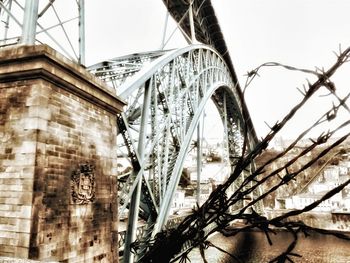 Low angle view of bridge