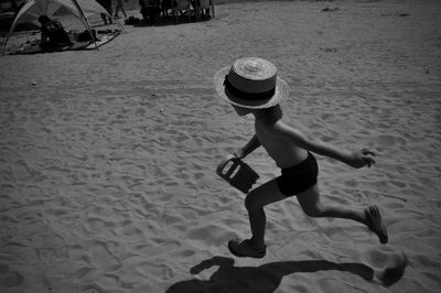 Boy on beach