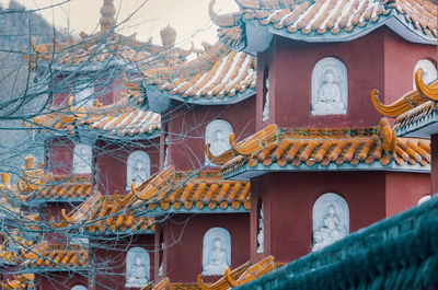 Low angle view of temple