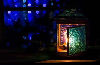 Light painting at night