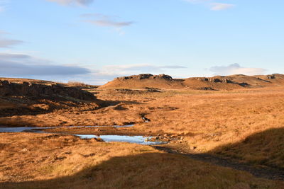 Scenic view of landscape against sky