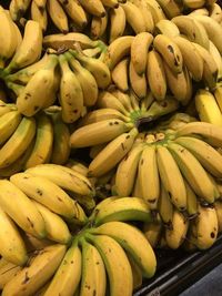 Full frame shot of bananas