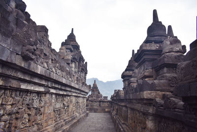 View of temple against sky