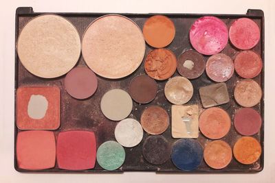 Close-up of multi colored pencils