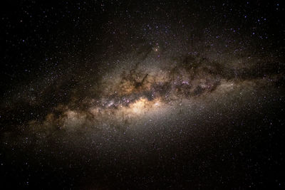 Star field against sky at night