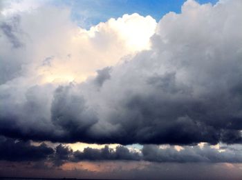 Scenic view of cloudy sky