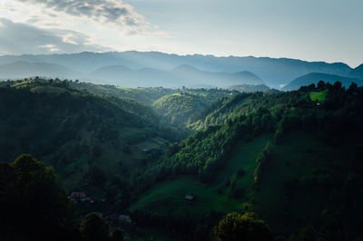 Scenic view of landscape against sky