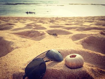 Scenic view of beach